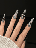 Y2K Black Long stiletto press on nails